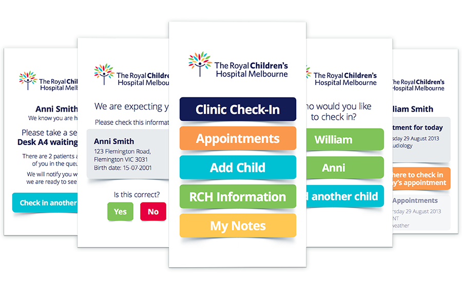 Royal Childrens Hospital Check In App